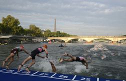 Promis, les triathlètes français ne s’inquiètent pas pour l’eau de la Seine