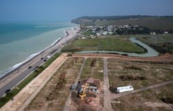 En Normandie, un camping déménagé pour échapper à la montée des eaux