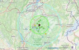 Un séisme de magnitude 3,6 enregistré près d’Annecy