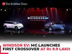 Windsor EV: MG Motor India unveils its first electric crossover; check out price and specs here