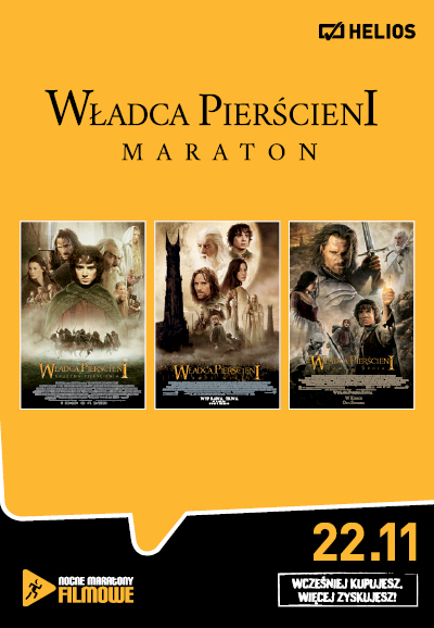 Plakat wydarzenia Maraton Władcy Pierścieni