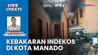 Diduga Korsleting Listrik, Rumah Kos di Buha Kecamatan Mapanget Kota Manado Sulut Terbakar