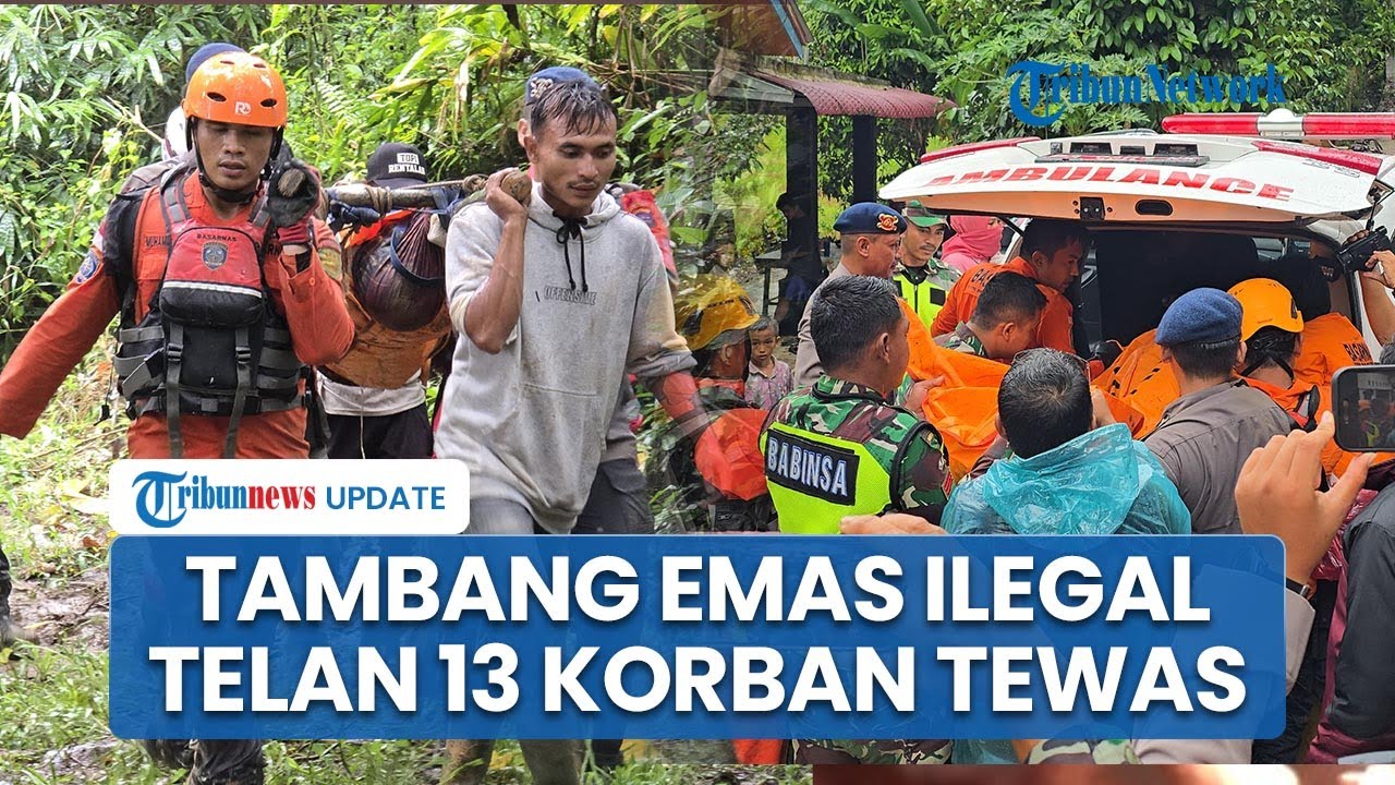 Longsor Tambang Emas Ilegal Solok Telan 13 Korban Tewas, BPBD Sumbar Resmi Hentikan Evakuasi