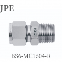 ���׽�ͷBS6-MC1604-R����������ֱͨ��ͷ16mm����1/2"BSPT JPE