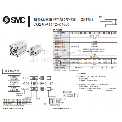 �ֻ�CDQ2B63-30DMZ SMC���� �ܽ���еר������ ��ѹ��еר������ SMC����