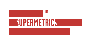 Logotipo rojo de Supermetrics