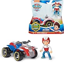 PAW PATROL, Rettungs-Quad mit Ryder-Figur (Sustainable Basic Vehicle/Basis Fahrzeug), Spielzeug für Kinder ab 3 Jahren