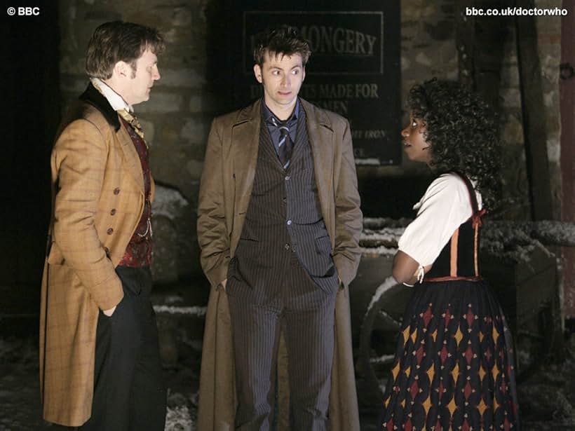 David Morrissey, David Tennant, and Velile Tshabalala in The Next Doctor (2008)