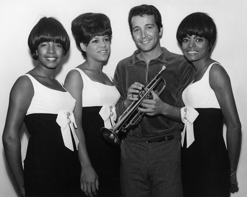 Herb Alpert, Diana Ross, Florence Ballard, The Supremes, and Mary Wilson