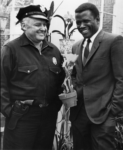 Sidney Poitier and Rod Steiger in In the Heat of the Night (1967)