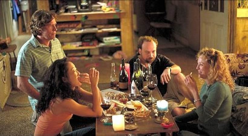 Virginia Madsen, Thomas Haden Church, Paul Giamatti, and Sandra Oh in Sideways (2004)