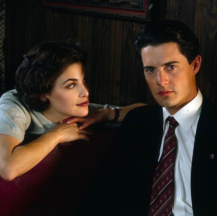 Sherilyn Fenn and Kyle MacLachlan in Twin Peaks (1990)