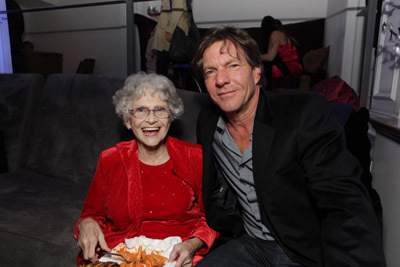 Dennis Quaid and Jeanette Miller at an event for Legion (2010)