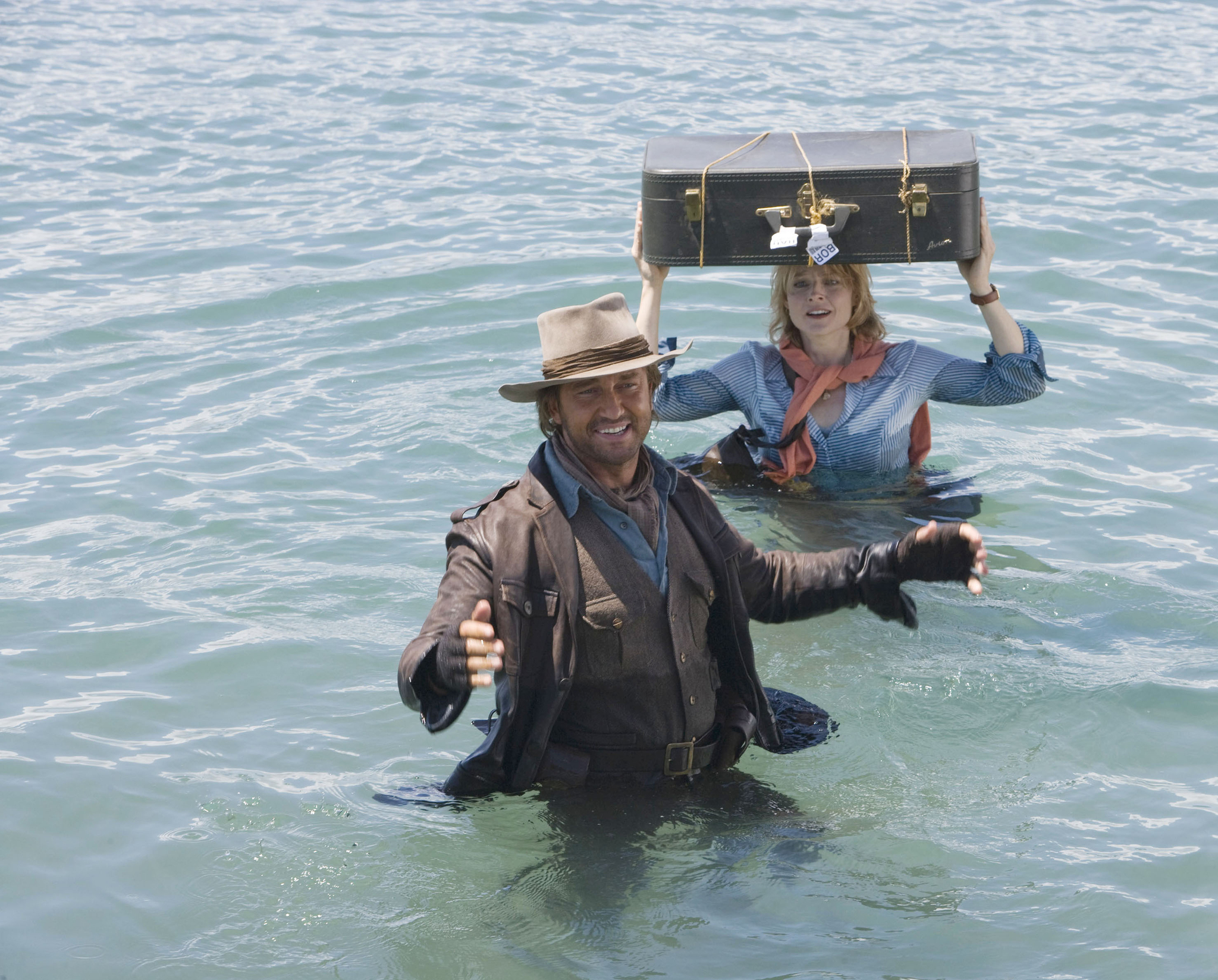 Jodie Foster and Gerard Butler in Nim's Island (2008)