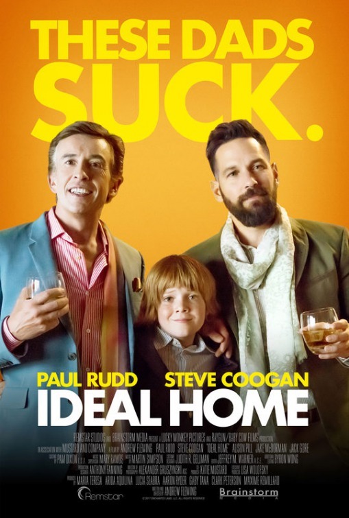 Steve Coogan, Paul Rudd, and Jack Gore in Ideal Home (2018)