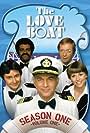 Fred Grandy, Bernie Kopell, Ted Lange, Gavin MacLeod, and Lauren Tewes in The Love Boat (1977)