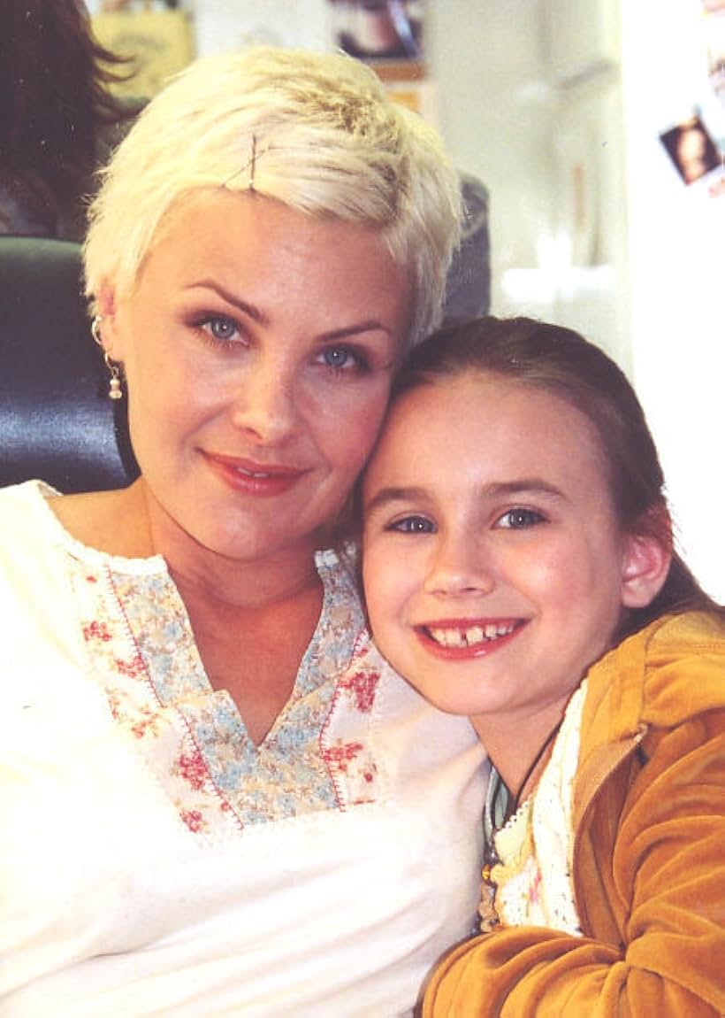 Alix Kermes and Sherilyn Fenn on the set of The Gilmore Girls Spinoff 2003 Pilot