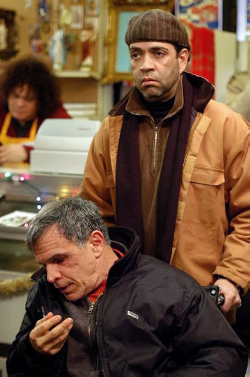 Tony Plana and Luis Antonio Ramos in A Miracle in Spanish Harlem (2013)