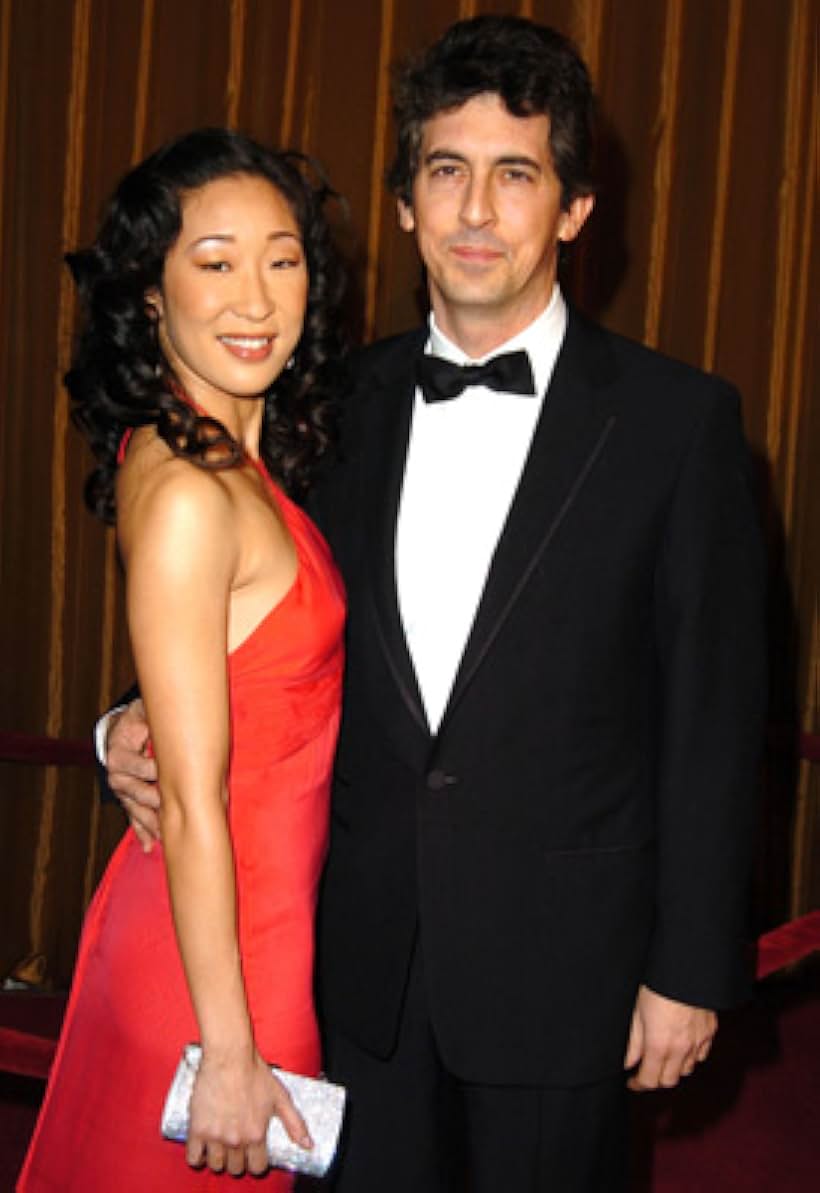 Sandra Oh and Alexander Payne at an event for Sideways (2004)