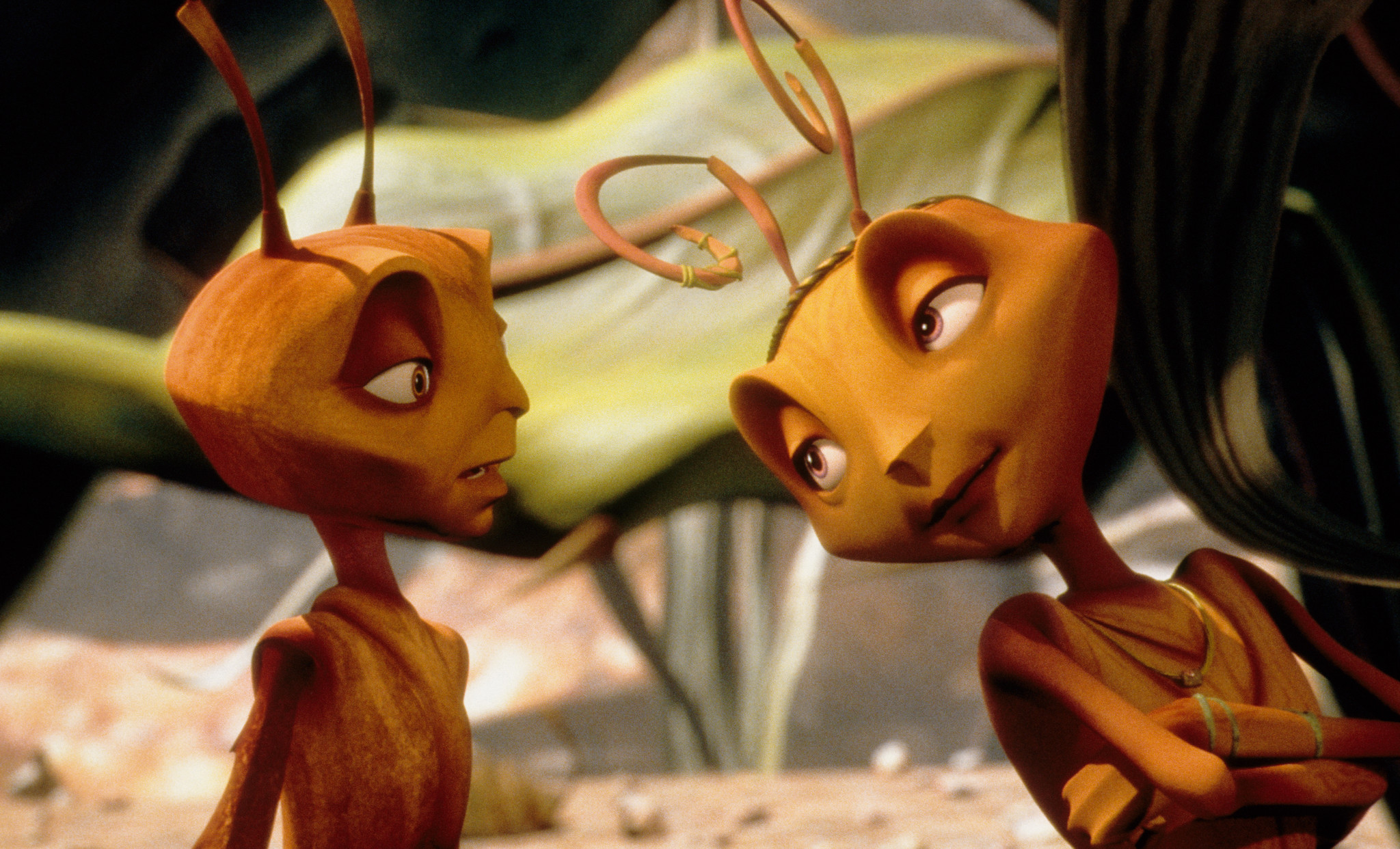 Woody Allen and Sharon Stone in Antz (1998)