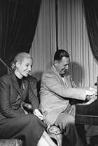 Evita Peron with husband, President Juan Peron circa 1944