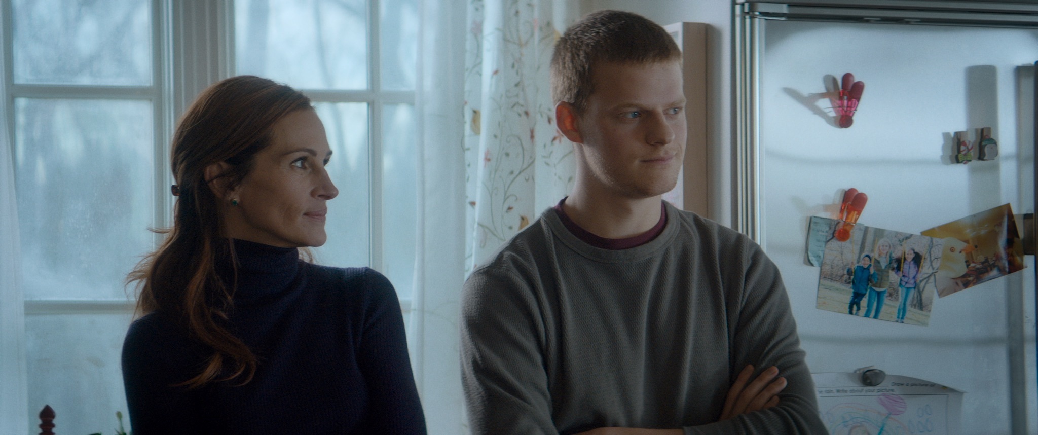 Julia Roberts and Lucas Hedges in Ben Is Back (2018)