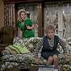 Elizabeth Montgomery and Mabel Albertson in Bewitched (1964)