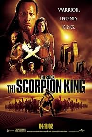 Michael Clarke Duncan, Kelly Hu, Steven Brand, and Dwayne Johnson in The Scorpion King (2002)