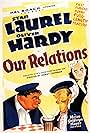 Oliver Hardy and Stan Laurel in Our Relations (1936)