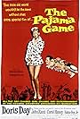 Doris Day, Ralph W. Chambers, Ralph Dunn, Eddie Foy Jr., Owen Martin, John Raitt, and Jack Straw in The Pajama Game (1957)