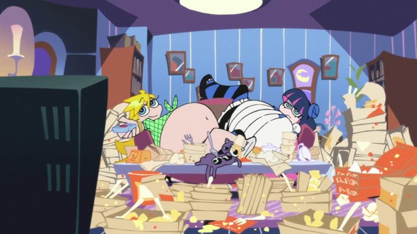 Monica Rial, Arisa Ogasawara, Jamie Marchi, and Mariya Ise in Panty & Stocking with Garterbelt (2010)