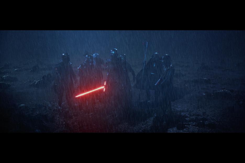 William Willoughby, Adam Driver, James Cox, Mark Stanley, Michael Dickins, Marc Rolfe, and Peter Alberti in Star Wars: Episode VII - The Force Awakens (2015)