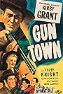 Louise Currie, Kirby Grant, Fuzzy Knight, and Lyle Talbot in Gun Town (1946)