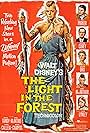 Wendell Corey, Joanne Dru, Carol Lynley, James MacArthur, and Fess Parker in The Light in the Forest (1958)