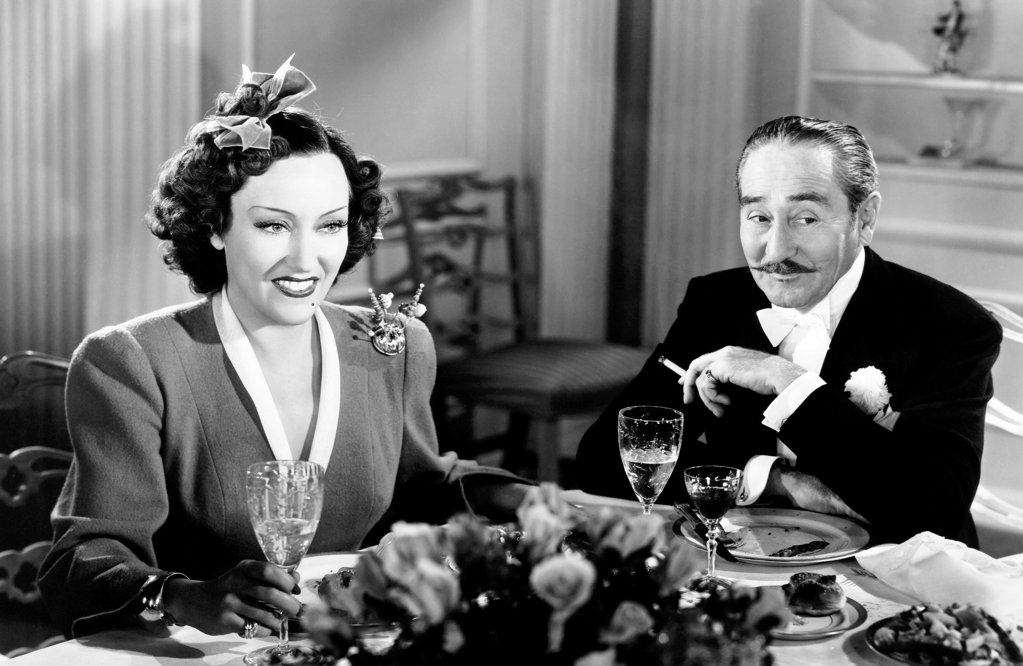 Adolphe Menjou and Gloria Swanson in Father Takes a Wife (1941)