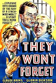 Claude Rains, Gloria Dickson, and Edward Norris in They Won't Forget (1937)