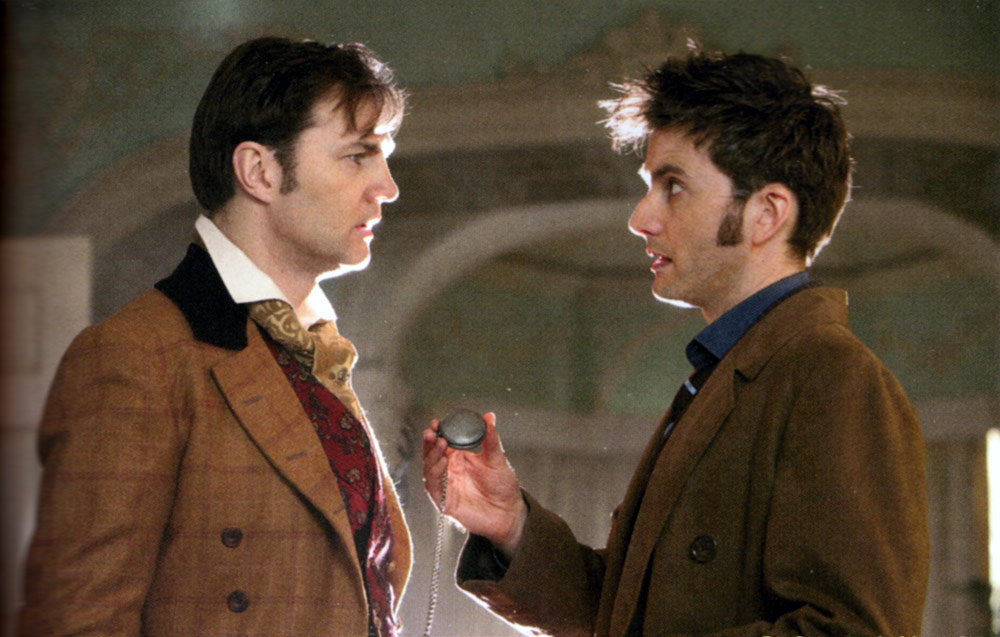 David Morrissey and David Tennant in Doctor Who (2005)