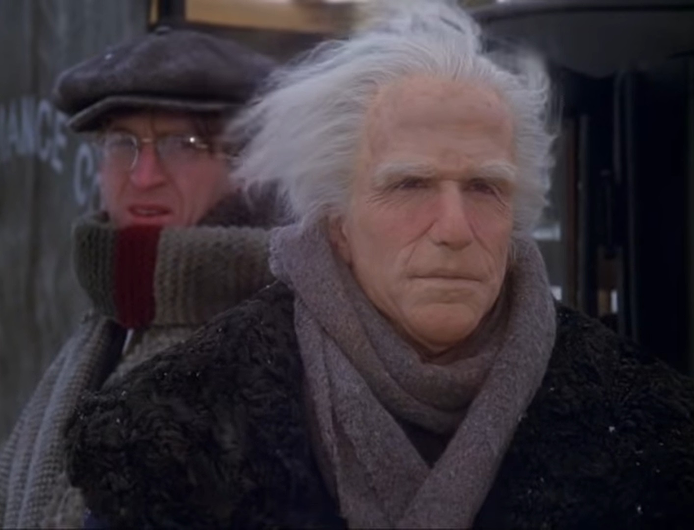 Henry Winkler and R.H. Thomson in An American Christmas Carol (1979)