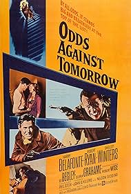 Harry Belafonte, Gloria Grahame, and Robert Ryan in Odds Against Tomorrow (1959)