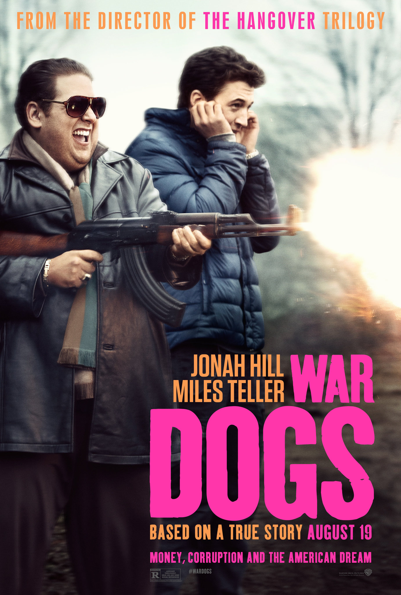 Jonah Hill and Miles Teller in War Dogs (2016)