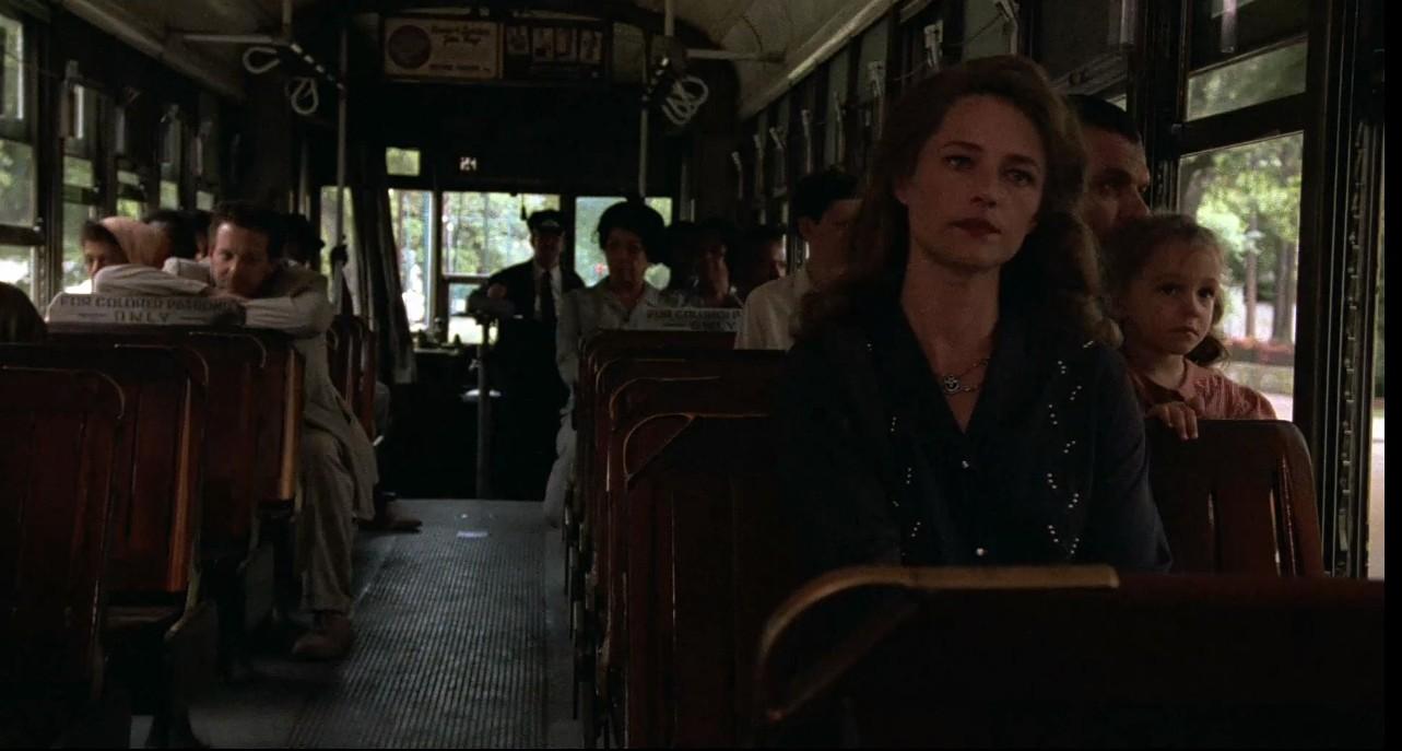 Mickey Rourke and Charlotte Rampling in Angel Heart (1987)