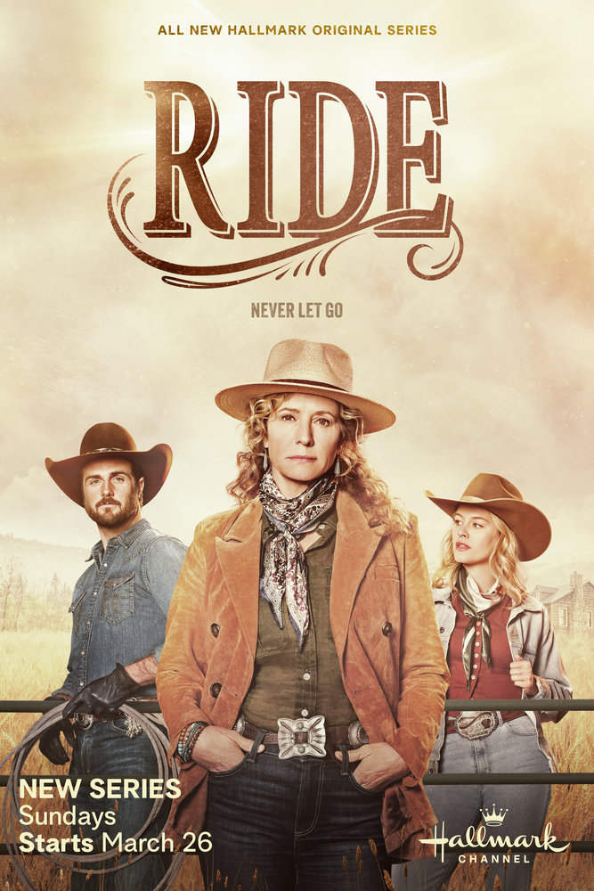 Nancy Travis, Tiera Skovbye, and Beau Mirchoff in Ride (2023)