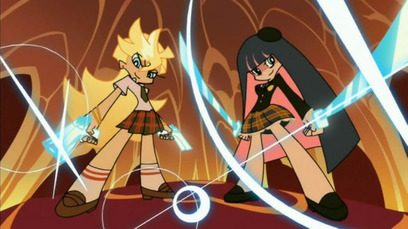 Monica Rial, Arisa Ogasawara, Jamie Marchi, and Mariya Ise in Panty & Stocking with Garterbelt (2010)