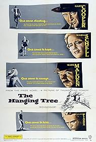 Gary Cooper, Karl Malden, and Maria Schell in The Hanging Tree (1959)