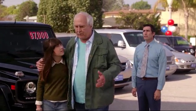 Chevy Chase, Michael Cotter, and Grace Kaufman in Chevy (2015)