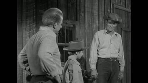 Chuck Connors, Johnny Crawford, and Patrick McVey in The Rifleman (1958)