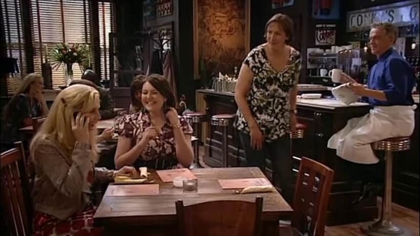 James Holmes, Sally Phillips, Miranda Hart, and Katy Wix in Miranda (2009)