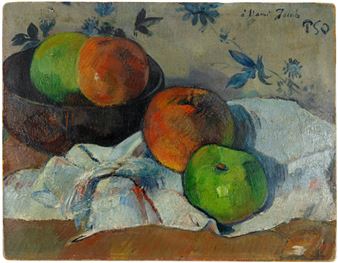 Pommes et bol - Paul Gauguin