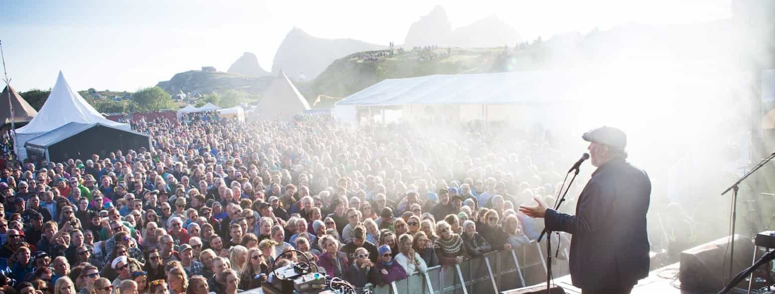 Bjørn Eidsvåg på Trænafestivalen i 2016