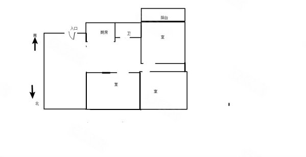 星湖名郡6室2厅2卫100㎡南北48.8万